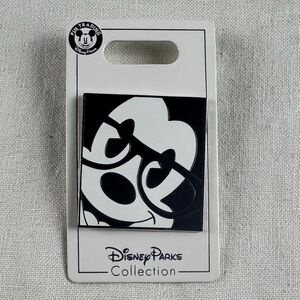 Disney Parks Black and White Pin